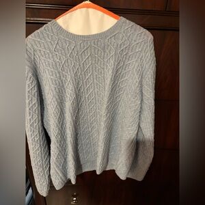 Talbots light blue sweater